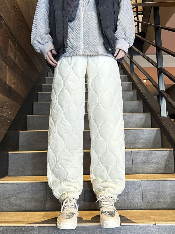 

Мужские зимние брюки Thiened Fce на подкладке, прямые брюки, теплые повседневные брюки, американские брендовые длинные брюки Sle Faion, устойчивые к холоду