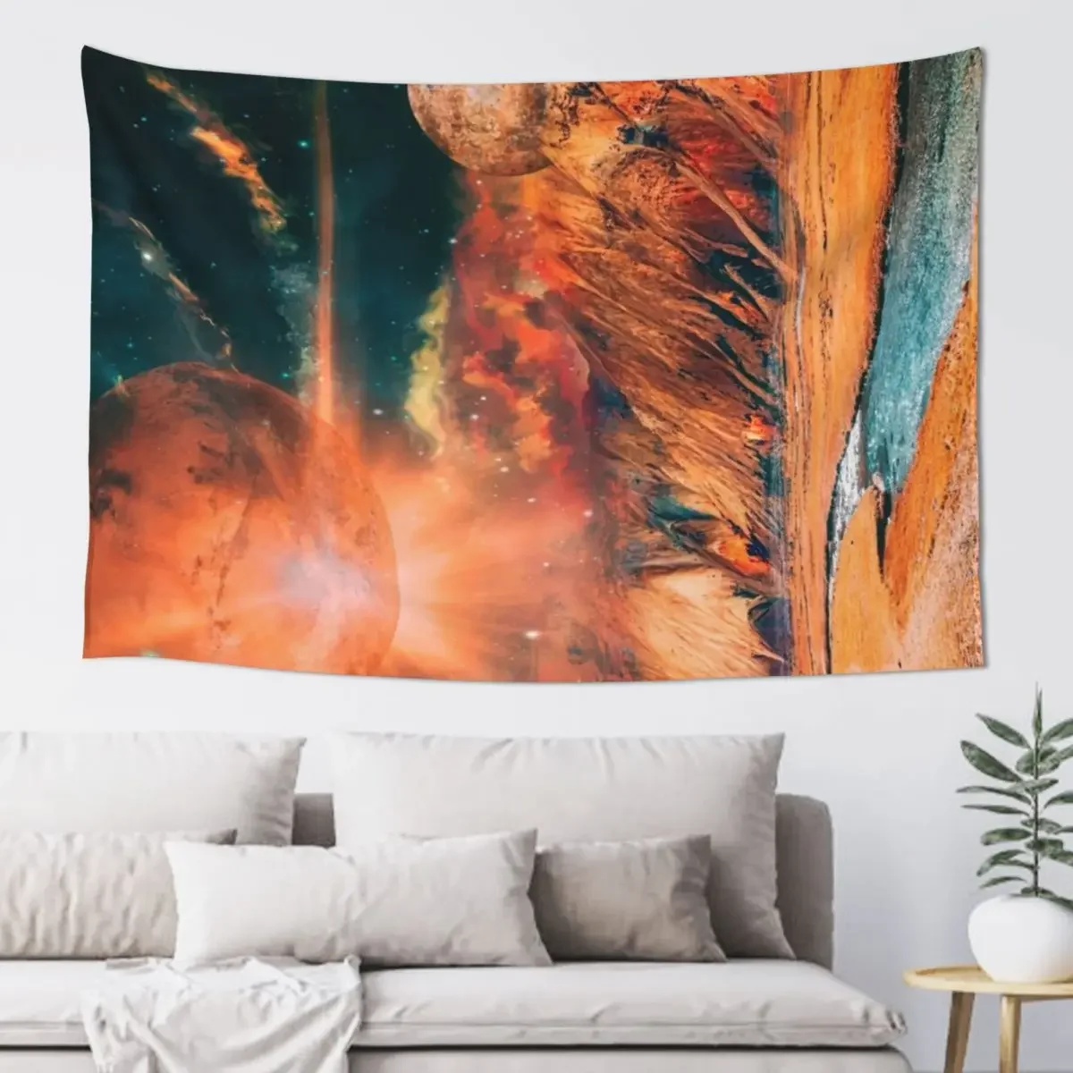 

Life on Mars Tapestry Wall Hanging Decor Wall Coverings Home Decoration Decor For Bedroom Tapestry