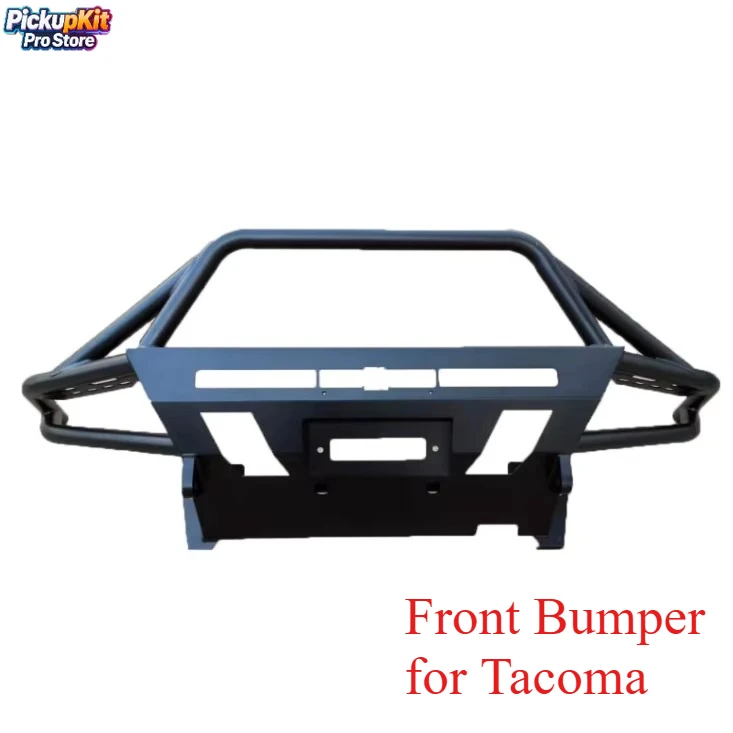 

Heavy-Duty Steel Bullbar Front Bumper for Tacoma 4x4 Off-Road High Performance Custom Design Direct Fit Pickup Truck Accessory
