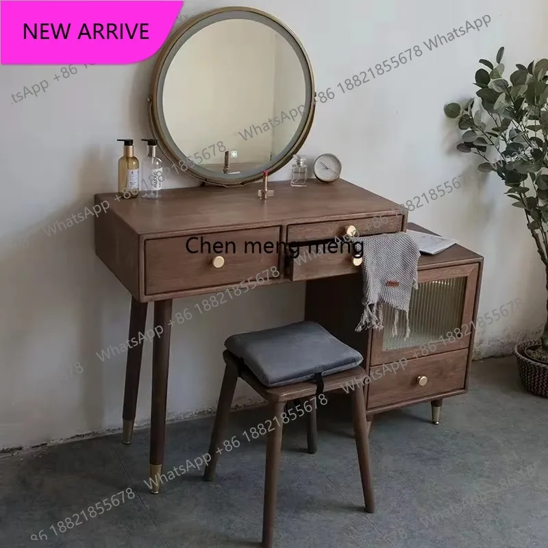 

Эстетичный европейский туалетный столик CC с выдвижными ящиками, экономящий пространство, современный косметический шкафчик, роскошный салонный туалетный столик (Tavolo Da Trucco)