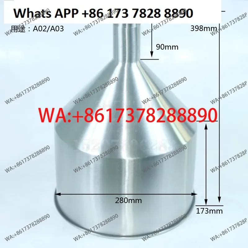 

Conical Hopper A02/A03 Original Stainless Steel 304 Hopper Manufacturer Sales Guangdong Spot