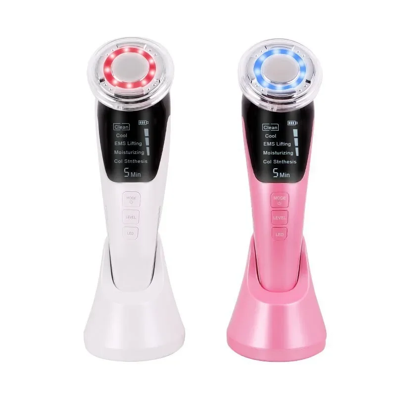 EMS Microcurrent Lifting Firming Device Handheld Photon Rejuvenation Tool Hot Cold Beauty Massager