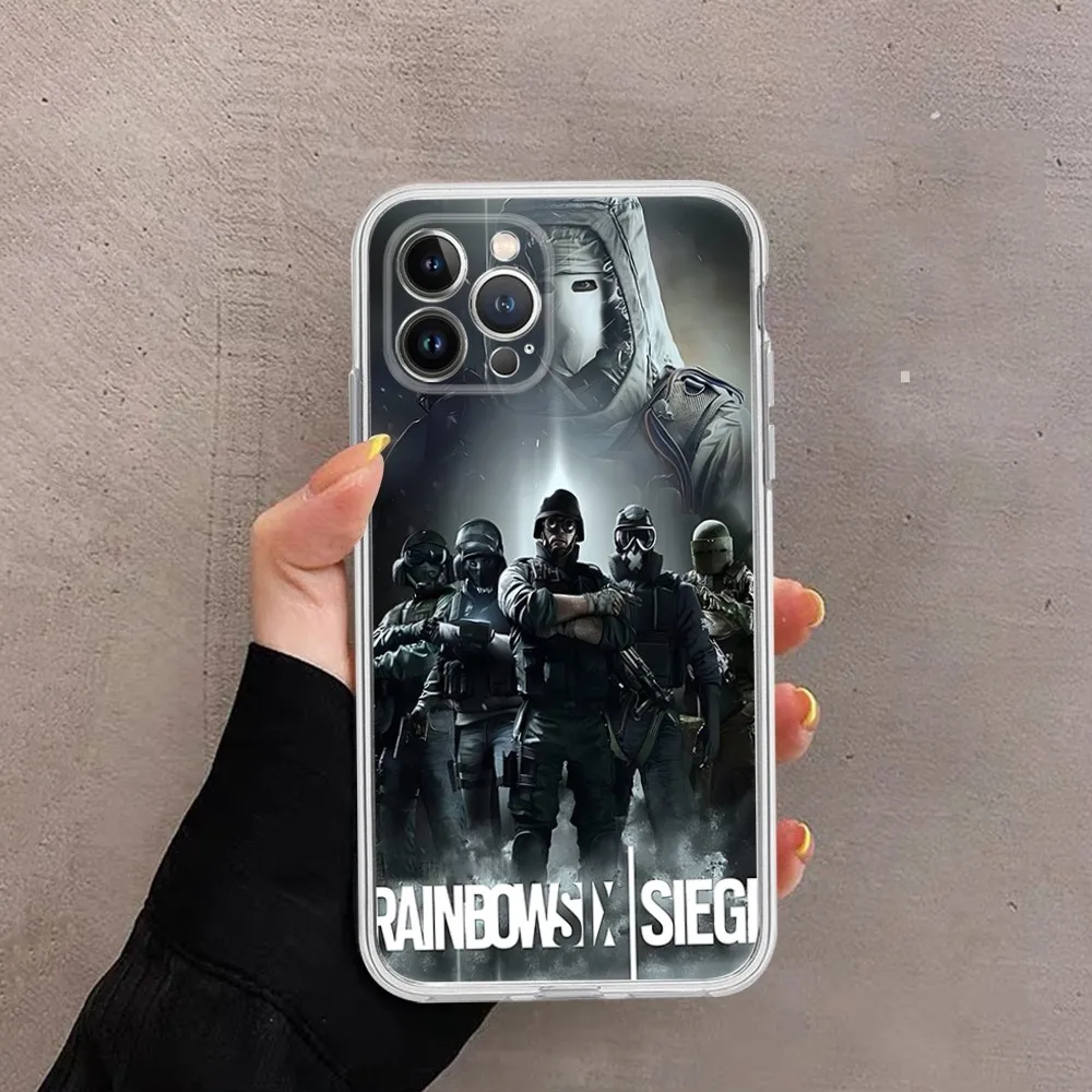 Game R-Rainbow-Six Siege Case iphone case For iPhone 15 14 11 12 13 Mini Pro XS Max Cover 6 7 8 Plus X XR SE 2020 Funda Shell