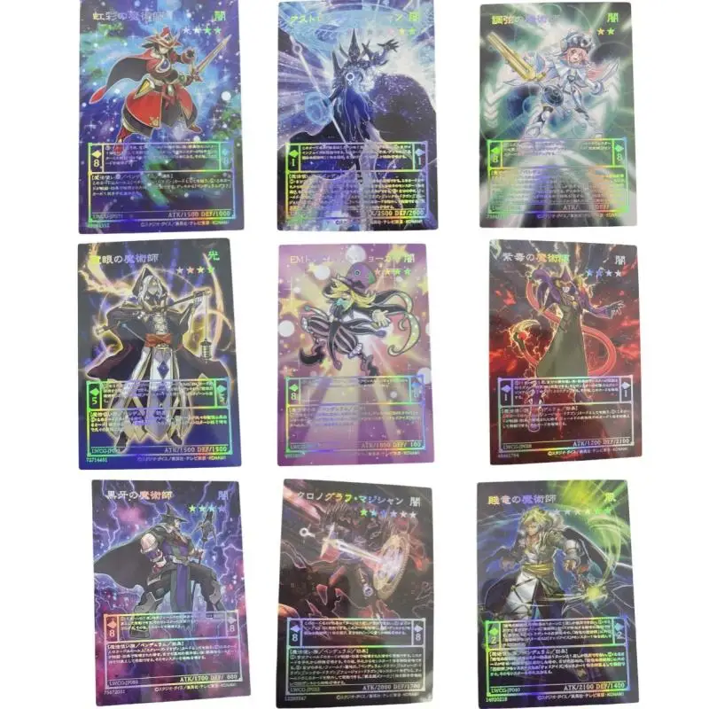 

Yu-Gi-Oh Flash Card Double Iris Magician Astrograph Sorcerer Diy Laser Relief Series Anime Collection Action Toy Figures Gifts