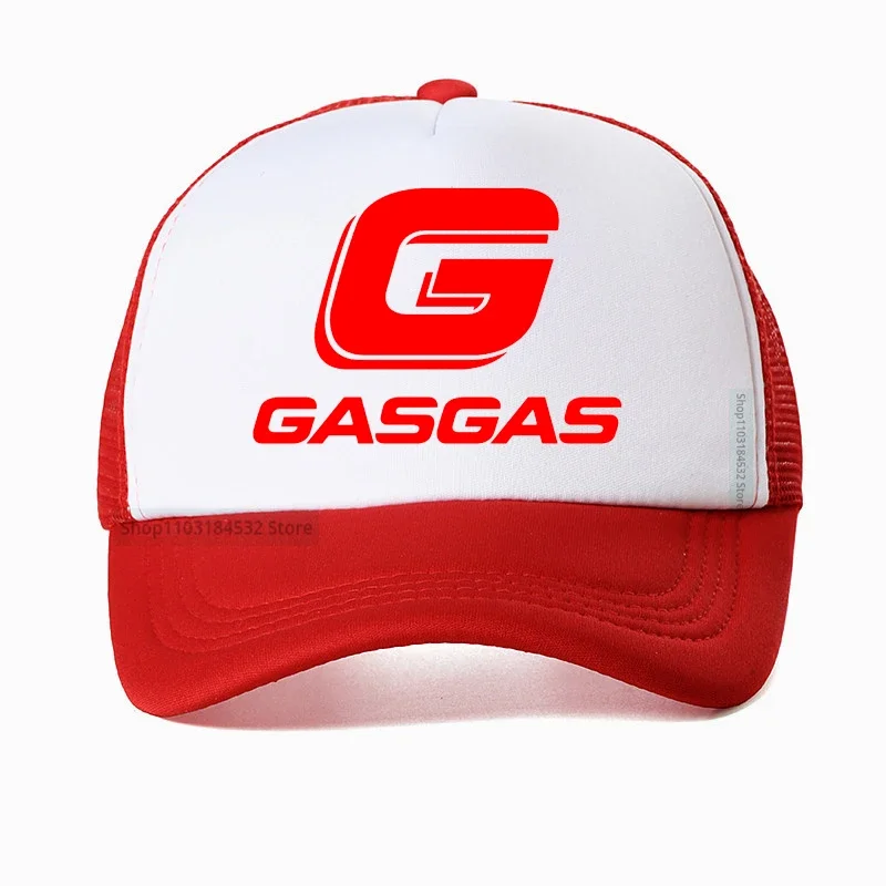 Motorcycles GasGas Motorcycles baseball capmen summer fashion Mesh Breathable Trucker hats Adjustable Snapback hat bone