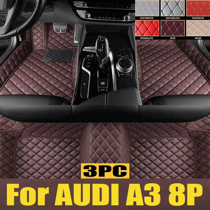 

Car floor mats for AUDI A3 8P sportback 2008 2009 2010 2012 2013 Custom auto foot Pads automobile carpet cover