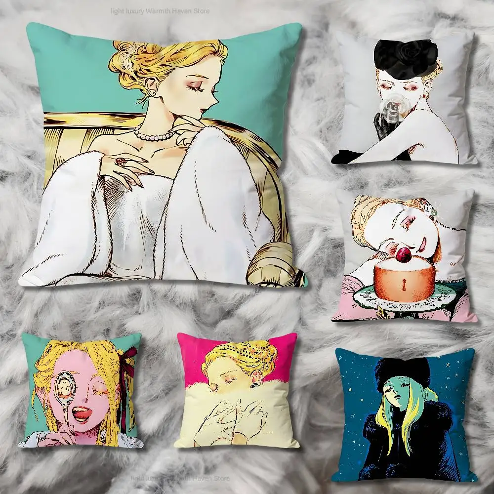 

Manga V-Veil Emma Pillow Cases for Bedroom Living Room Sofa Home Decor Polyester Cushion Cover with Zipper