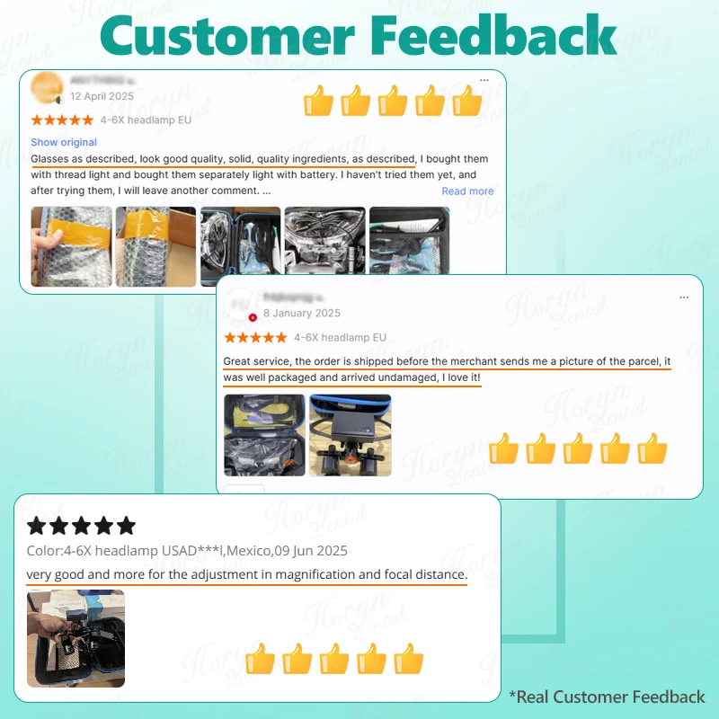 4X-6X Adjustable Dental Loupes Binnocular Magnifying Glass Medical Magnifier Surgical Loupe With Wireless 5W light