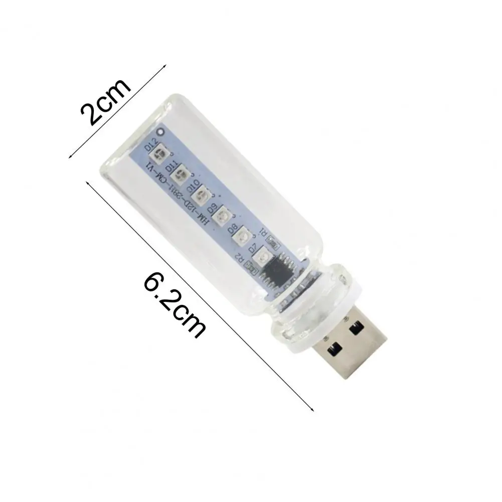 USB Plug Lamp Night Light Multiple Lighting Modes Light Applicable Room Decoration Bedside Lamps RGB Night Light Car Accessories