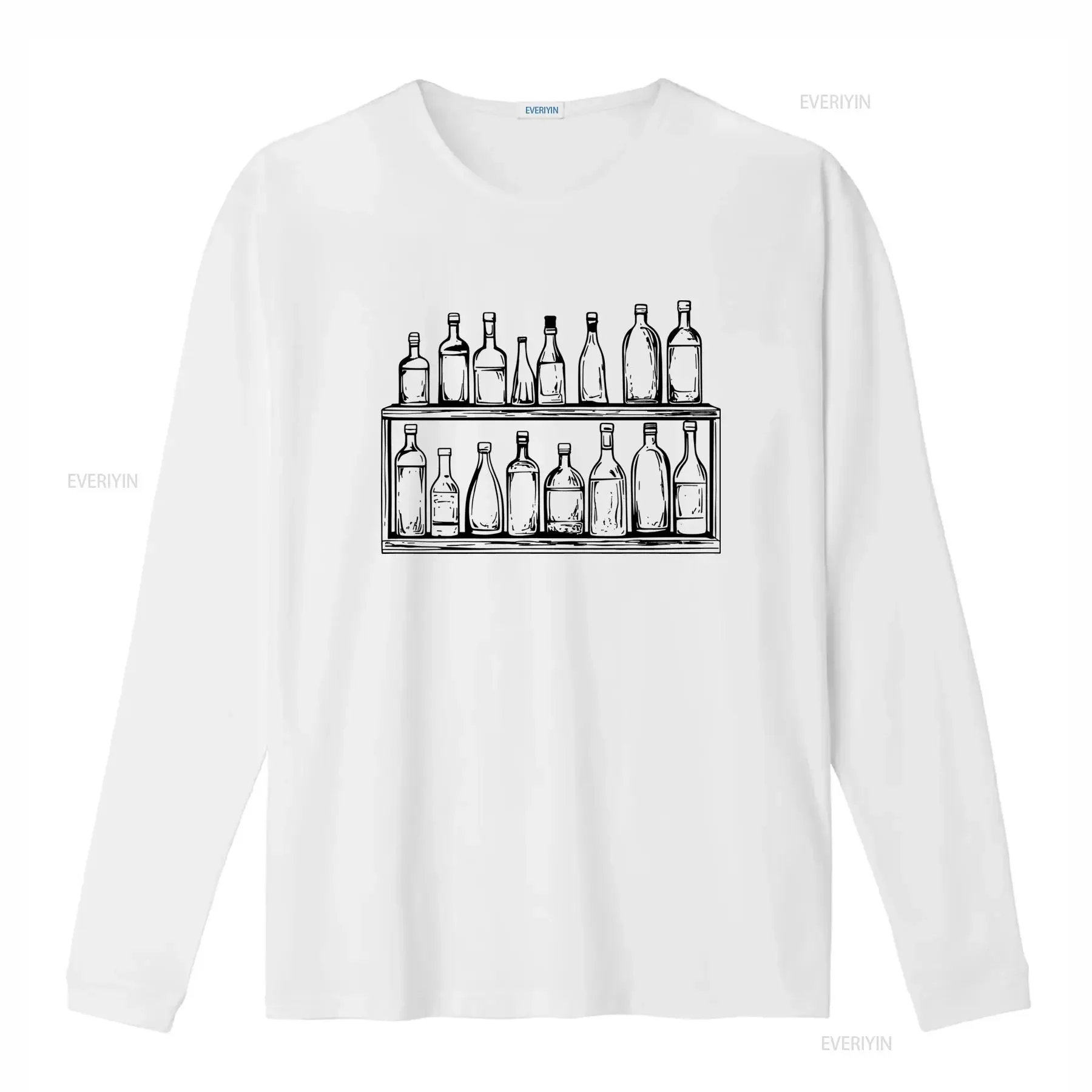 Well Stocked T Shirt for Bar Bartenders Mixologists Perfect Cocktail Parties Vintage Alcohol Bottle Design Stylish Unique