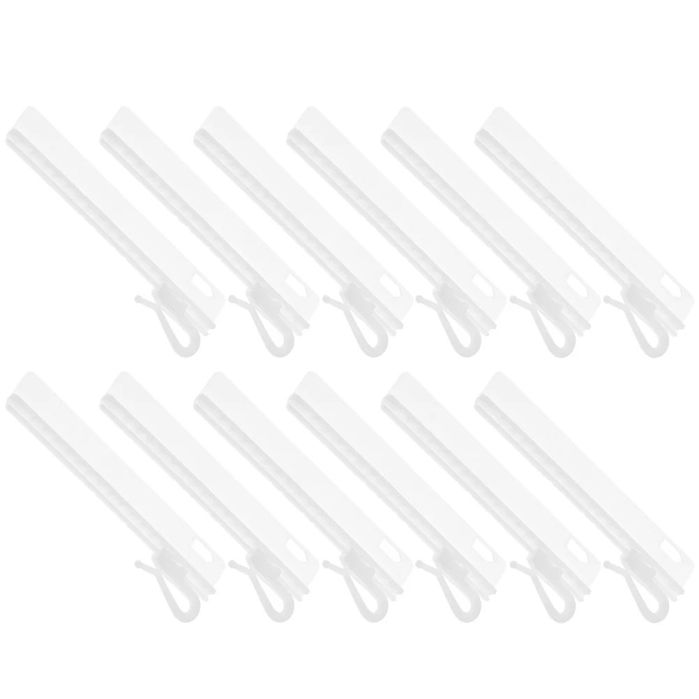 25 Pcs Four Prong Hook Curtain Adjustment Curtains Dreadlock Plastic Door Hooks