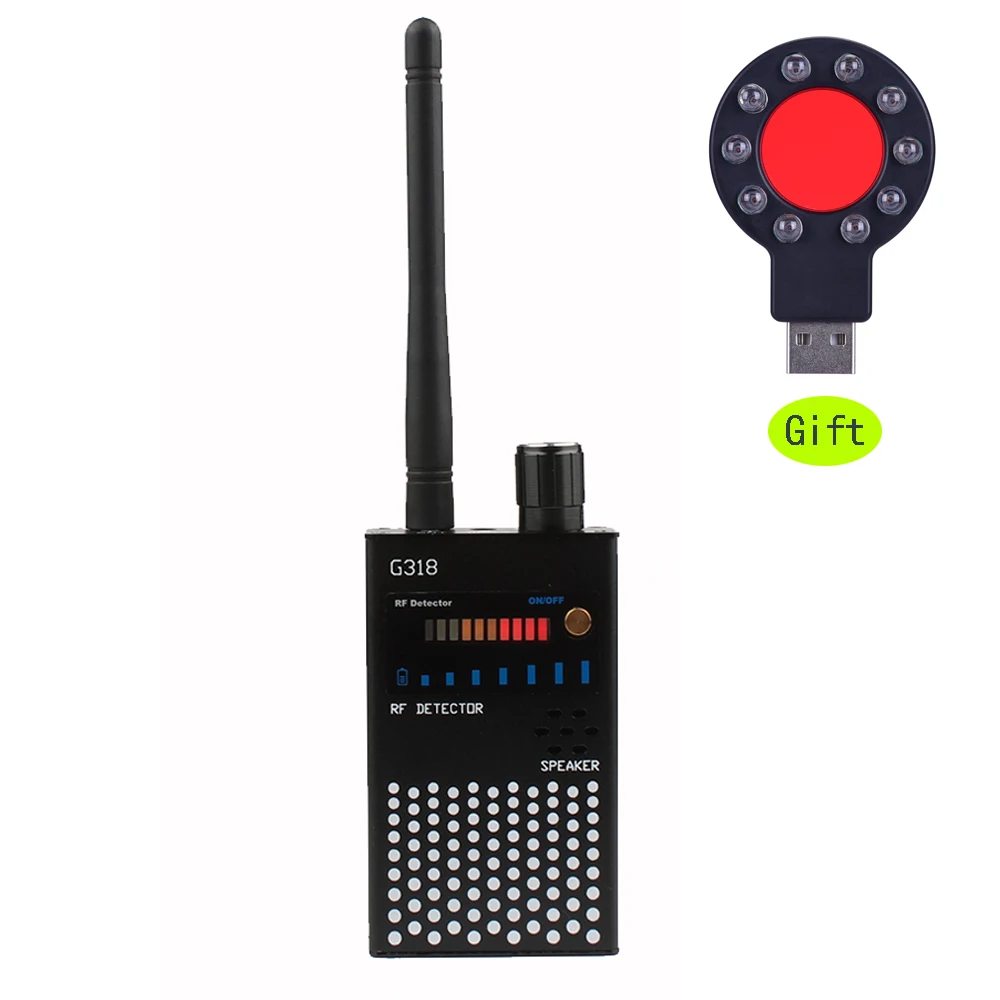 G318 RF Signal Detector Wireless Monitoring Equipment Positioning System Tracker Detection Interfere Signal Blocker