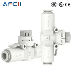 10PCS/Lot SMC Type Speed Controller with One-touch Fitting Pneumatic Fitting AS1002F AS2002F AS2052F AS3002F AS4002F