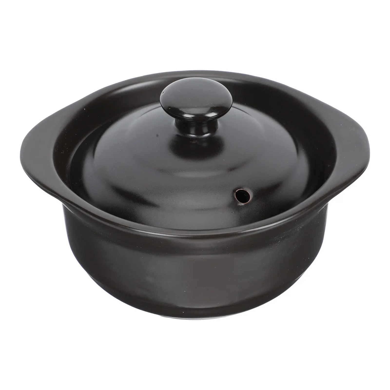 

1Pcs Household Ceramic Soup Pot Casserole Heat-Resistant Stew Pot Multi-Function Kitchen Cookware Braised Chicken Rice