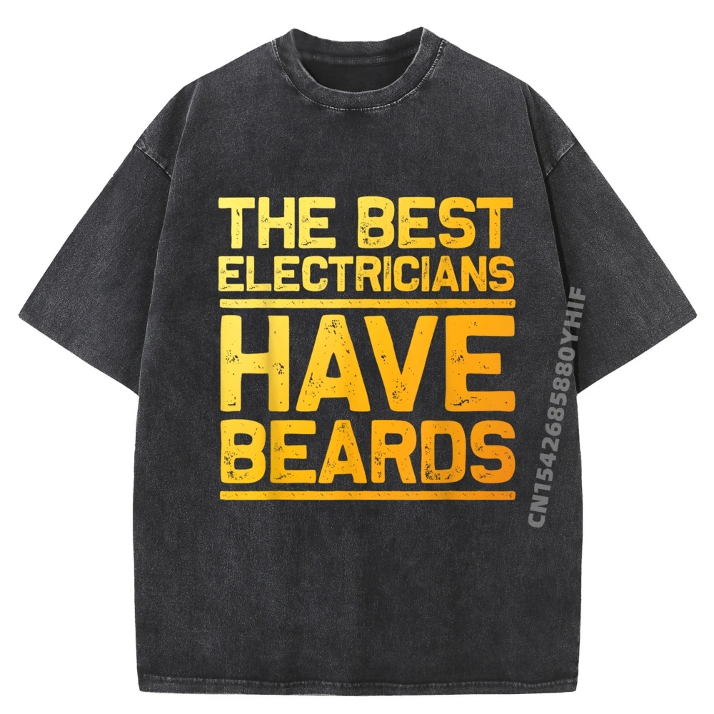 

Funny Electrician Design Dad Electrical Electrician Graphic T Shirts Tee Shirt Men Korean Fashion Luxury Washed Clothes
