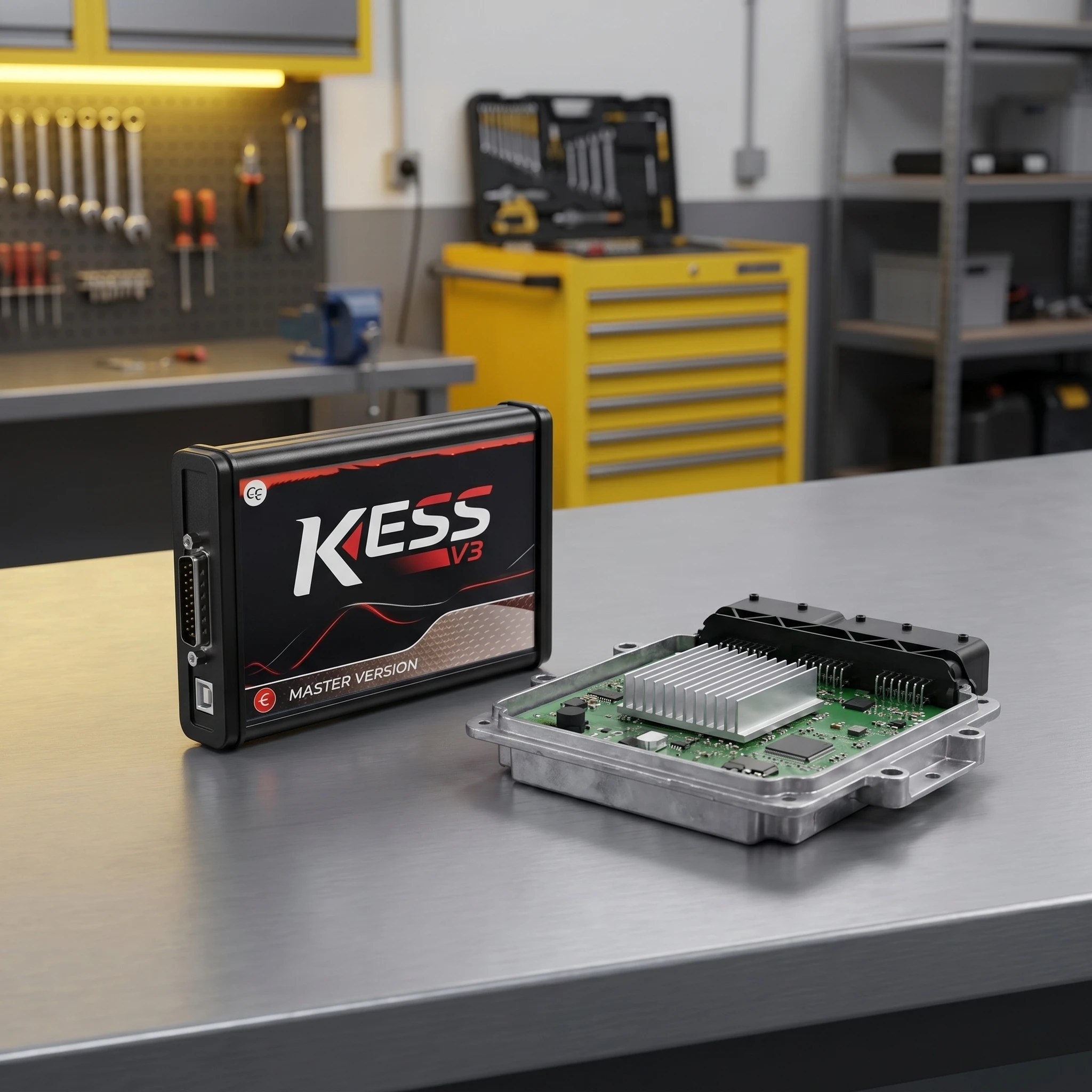 Red KESS V2 Online Unlimited EU Kess V5.017 2.80 ECU Chip Tuning Kit K Tag V7.020 OBD2 Car ECU Programmer Tool - view 2