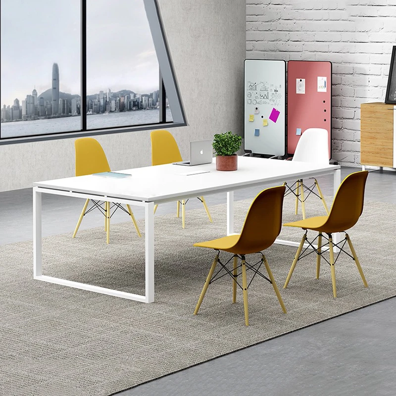 Commercial Office Furniture Wooden Modern Conference Room Desk Home Meeting Table White Conference Table