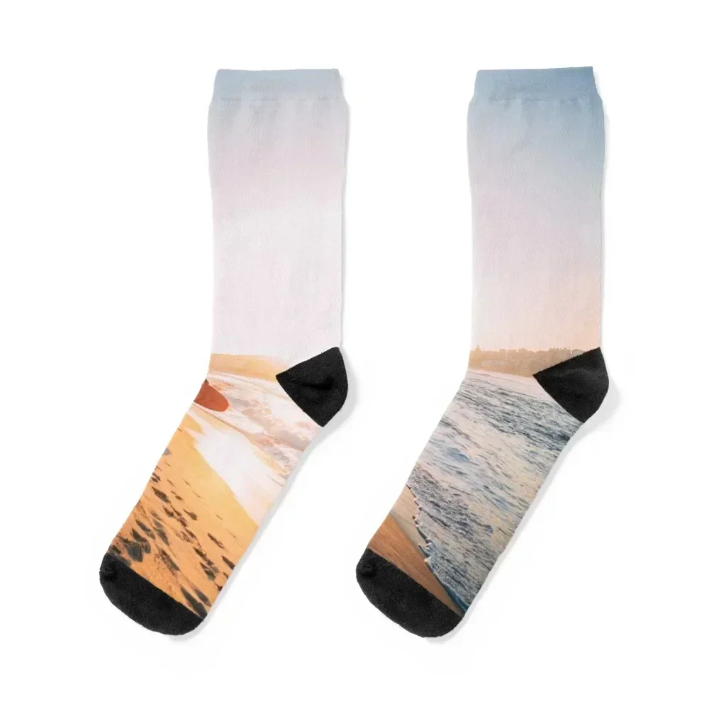 

Surfer Socks floral gym Stockings man winter gifts Socks Men Women's