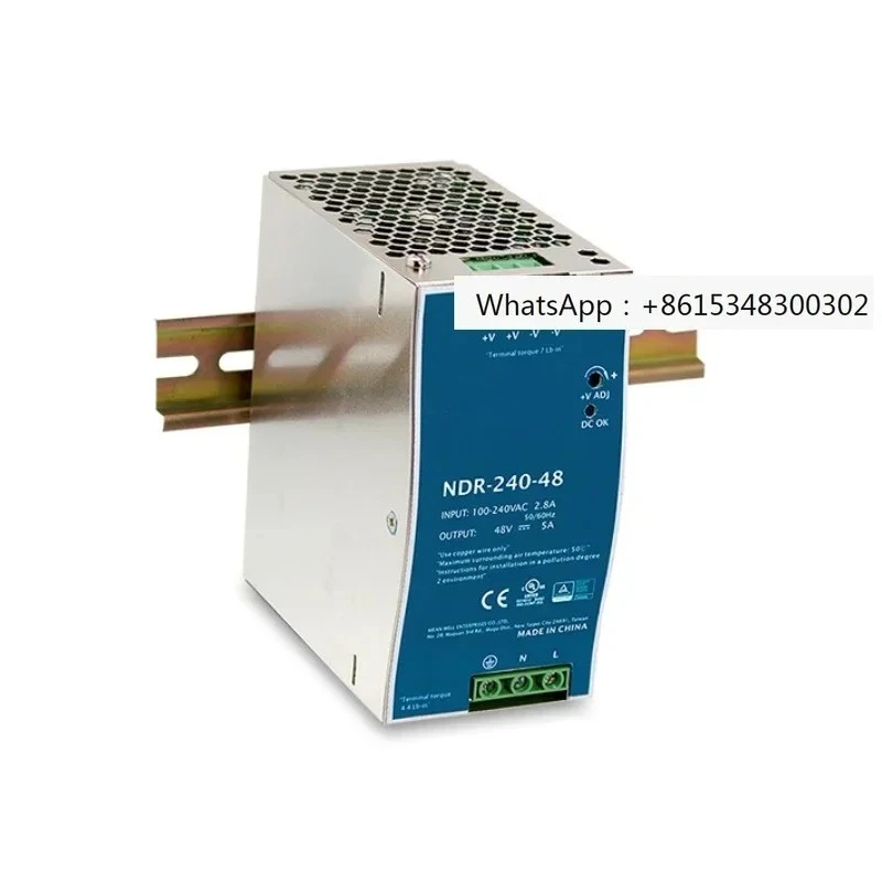 

-240-24/NDR-480-24/RD-35B/RS-15-5/RS-15-24/RS-25-24 rail-type power supplies