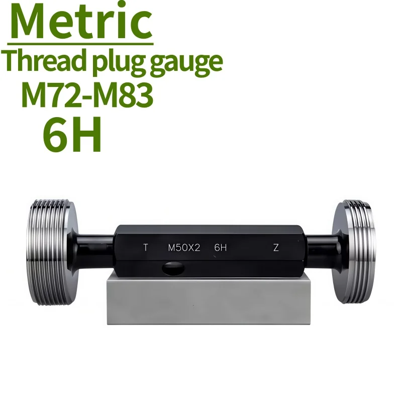 1PCS M72-M83 Metric Thread Plug Gauge, Stop Gauge, Internal Thread Gauge, Internal Hole, High-Precision Thread Gauge