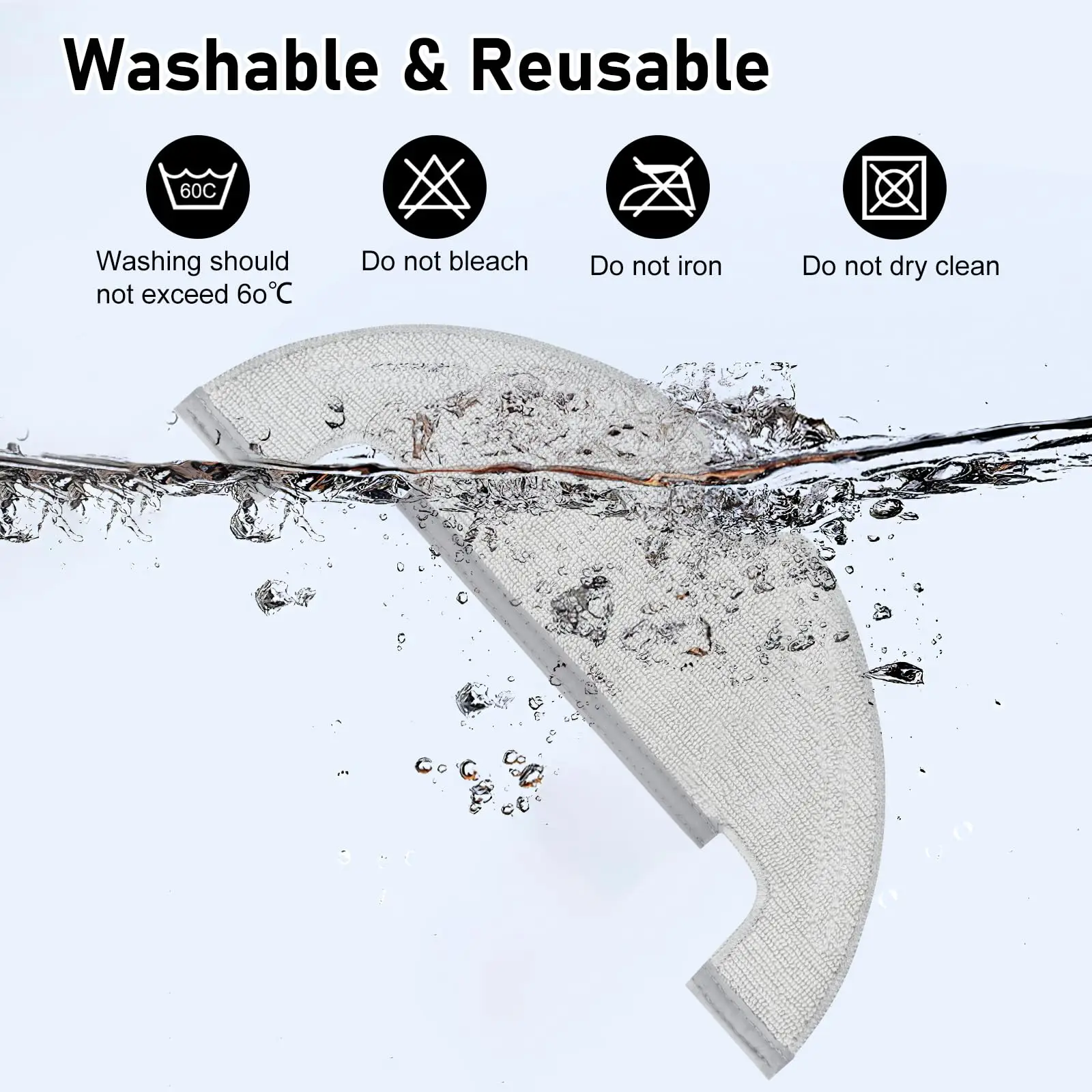 ممسحة القماش لشاومي روبوت فراغ X10 ل Dreame Z10 برو D10 زائد D10s زائد مناديل الخرق قطع غيار المكنسة الكهربائية