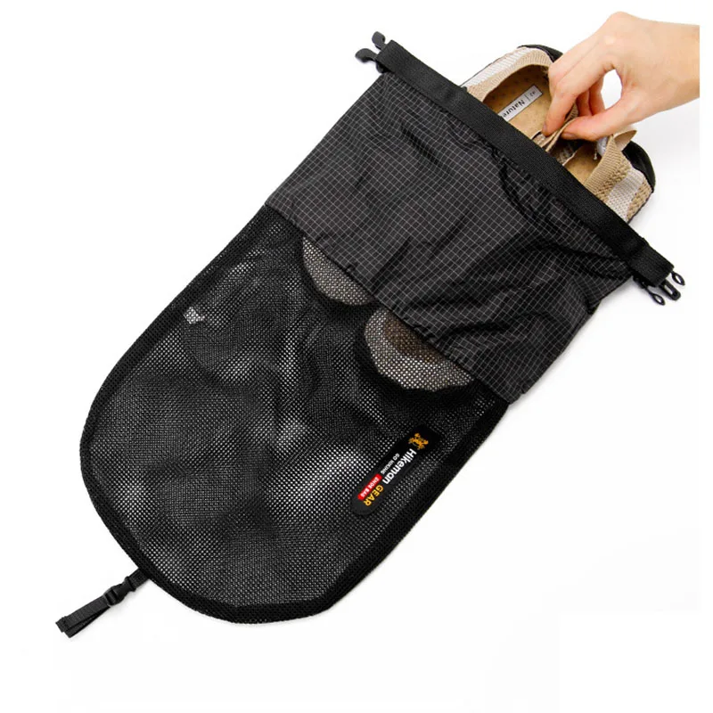 حقيبة تنظيم أحذية السفر - حقيبة أحذية UHMWPE خفيفة الوزن للغاية، تخزين أحذية محمولة مقاومة للغبار والرطوبة للسفر