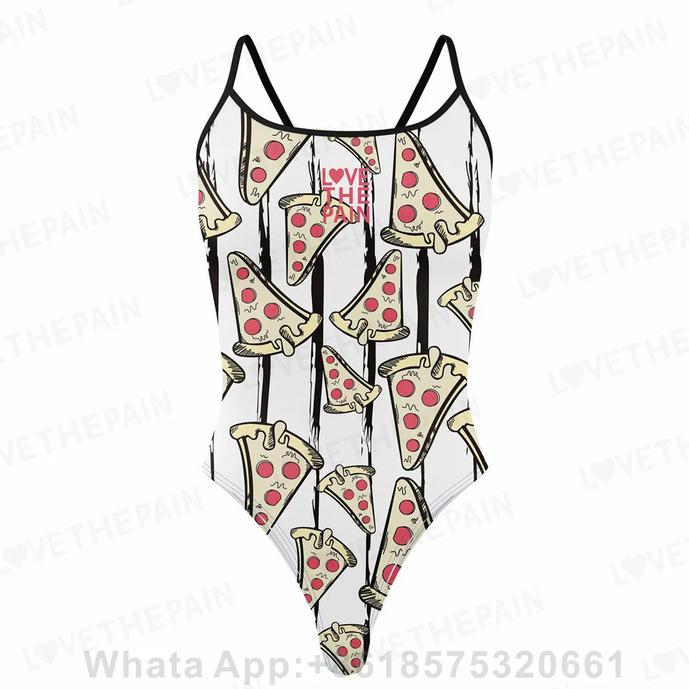 love The Pain Female Sexy One Piece Swimsuit Open Waters For Long -term Training Comfort Swimwear Competitive Swimsuit Monokini