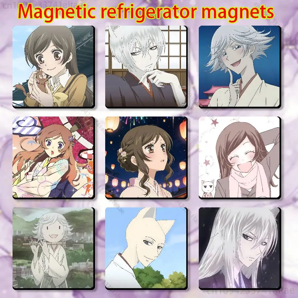 

K-Kamisama Anime Kiss Fridge Magnet Square Stickers Personalize Home Decor Souvenirs Gift