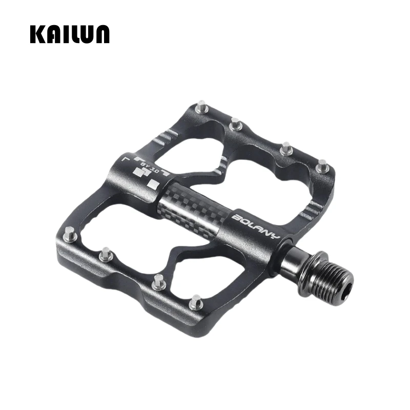 Carbon fiber axle aluminum alloy bicycle pedal sturdy, wear-resistant, lightweight, labor-saving, and slip resistant pedales ﻿