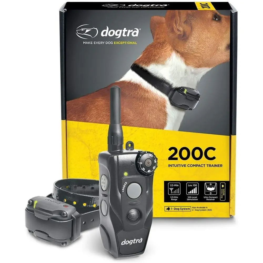 

Half-Mile Range Waterproof Remote Dog Training Collar
