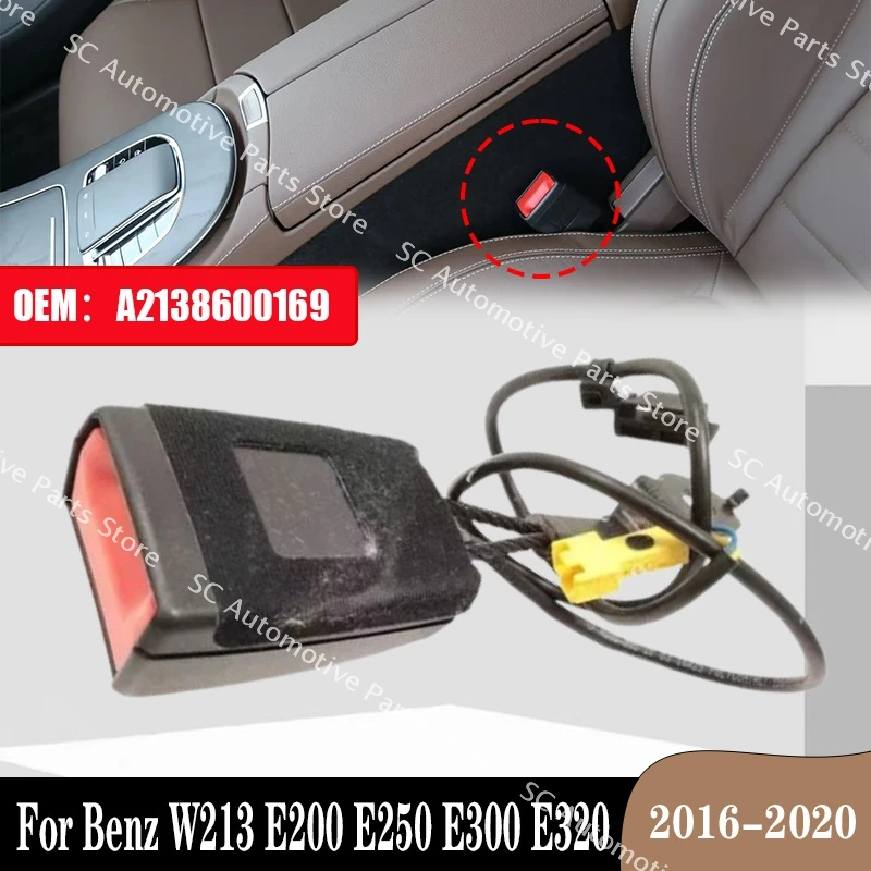 A2138600169 For Benz Mercedes-Benz W213 E200 E250 E300 E320 2016-2020 W257 CLS300 CLS350 Front Left Right Seat Belt Buckles