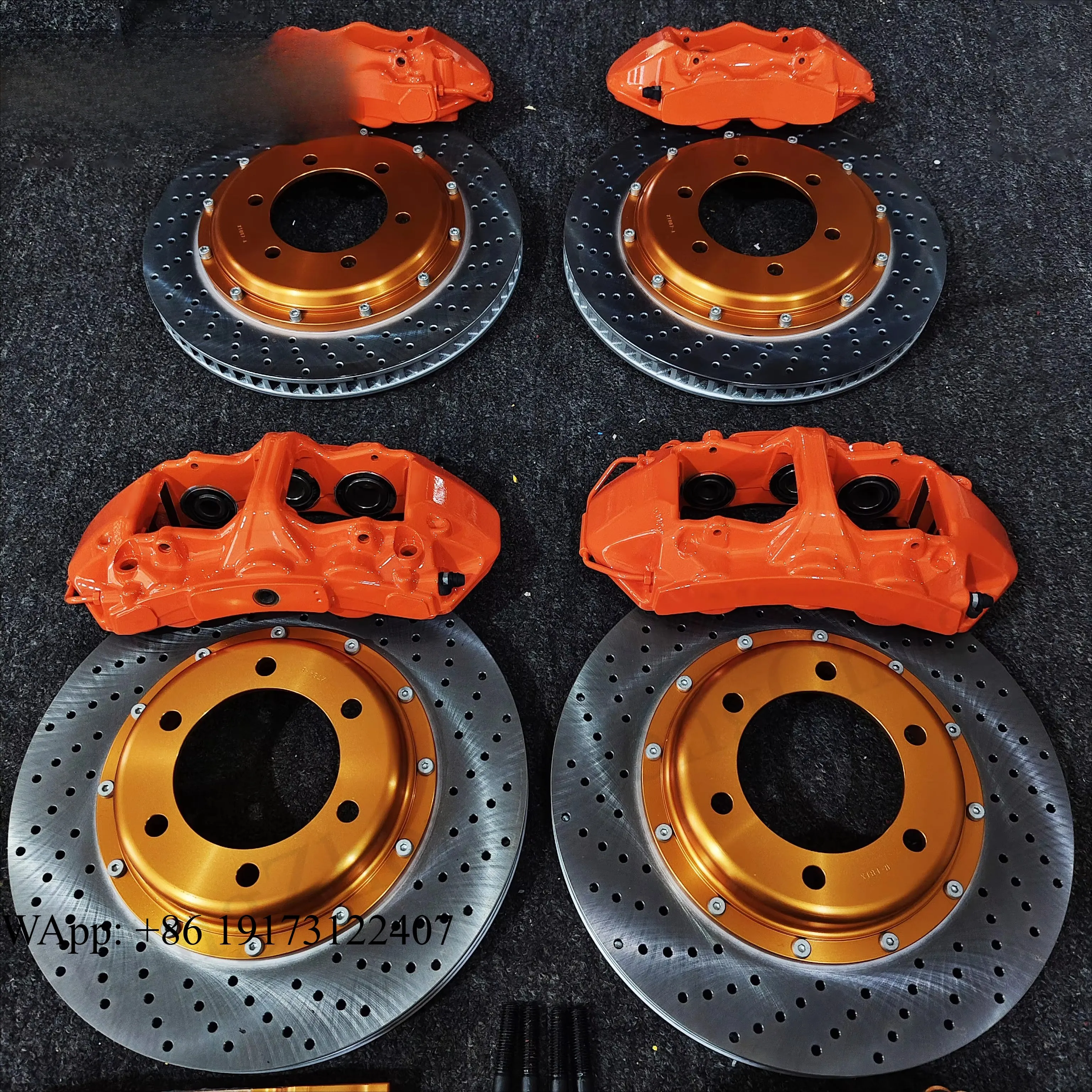 

Racing Brake Caliper Kit Parts GT6 6-pot 355-405mm Brake Discs OE/VIN Number for Forester 2014 E Class W212