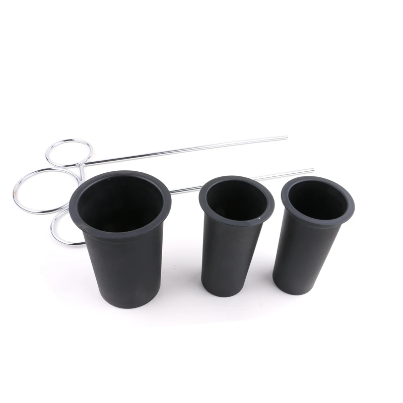 3 pcs barrels with holder alone used for salon trolley