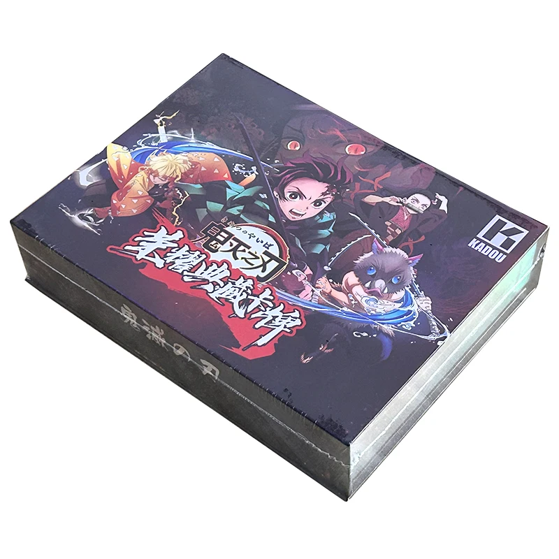 Demon Slayer Card High Burning Battle Card Tanjirou Kamado Nezuko Metal Honor Collection Card Toy Gift