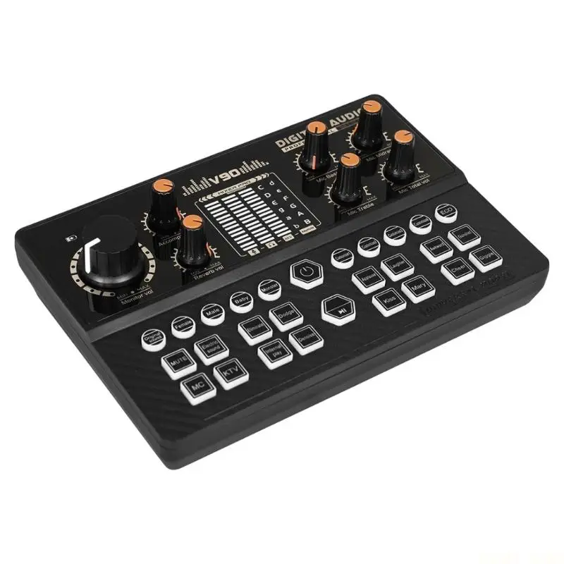 U2JB ポータブル DJ ミキサーボード サウンドカード ミキサー ボイス