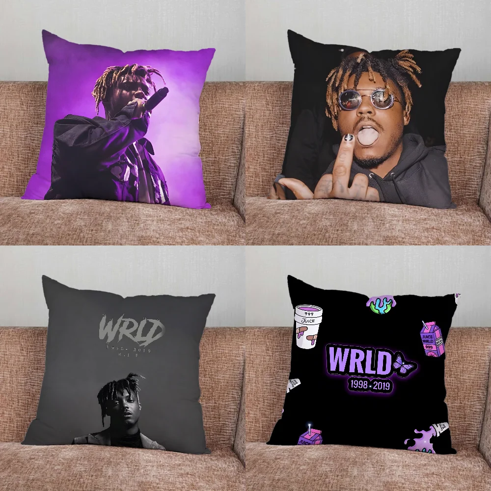 

J-Juice Singer W-WRLD Pillow Case For Home Bedroom Car Office Decoration Living Room Sofa Cushion Cover Suitable