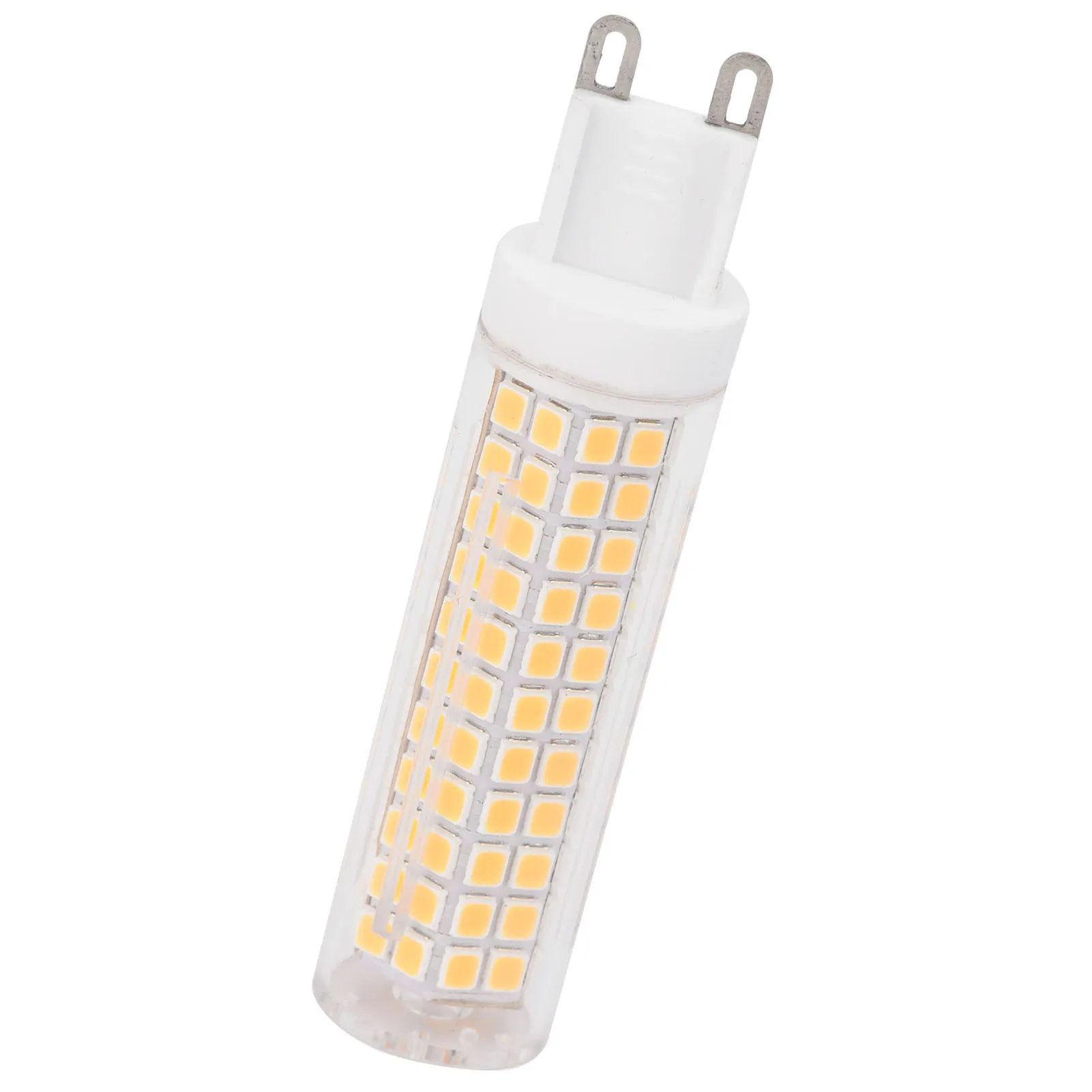 ZK20G9 136LED лампа 15 Вт 1200LM керамическая биконная кукурузная лампа с регулируемой яркостью для домашнего внутреннего освещения (220 В теплый белый)