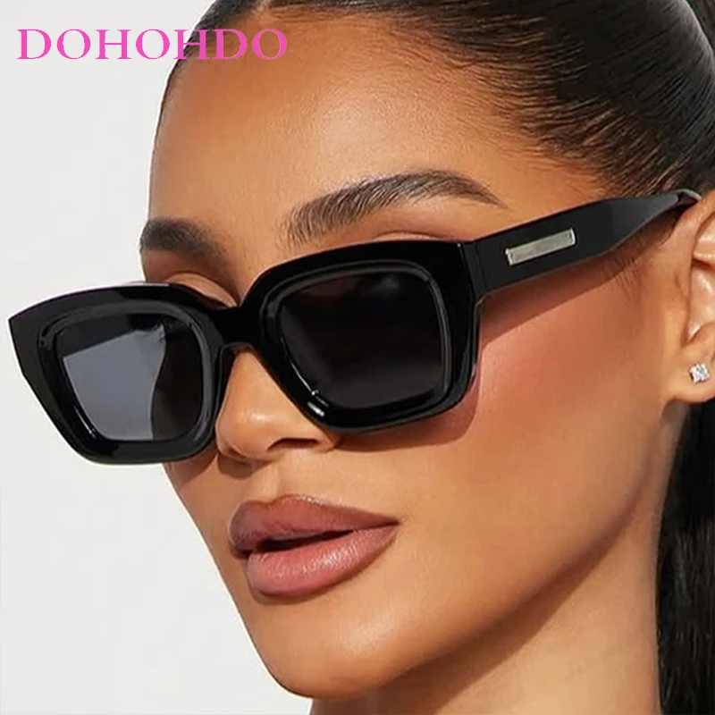 

Classic Retro Square Frame Women Sunglasses Brand Designer Cat Eye Men Sun Glasses Driving Photography Unisex Eyeglasses UV400