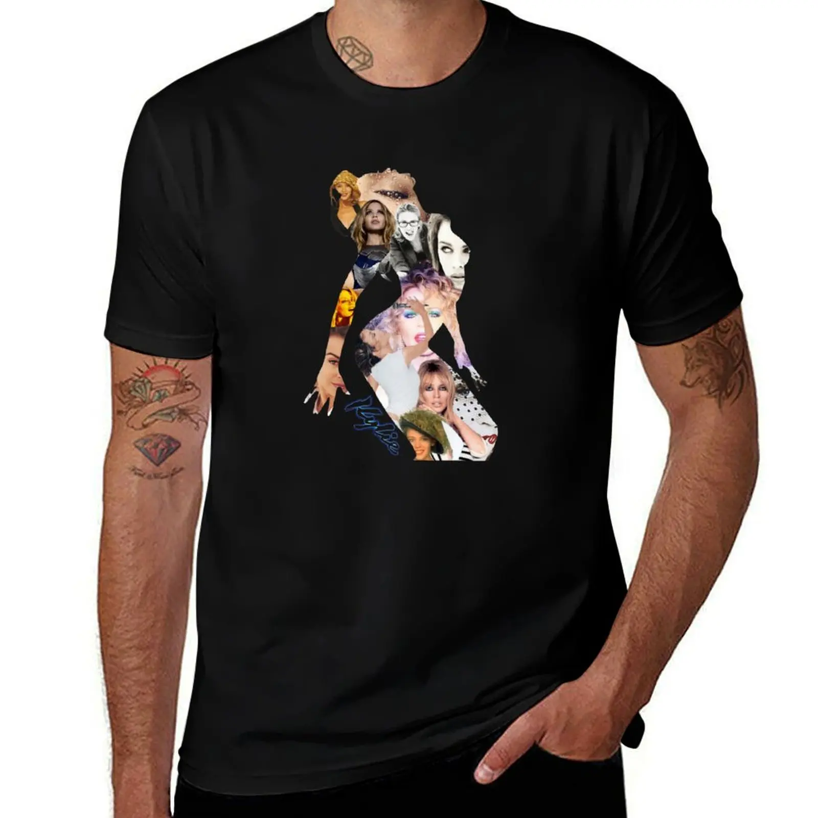 

Kylie Minogue - Albums Silhouette T-Shirt Minimalist Graphic Tee Shirt