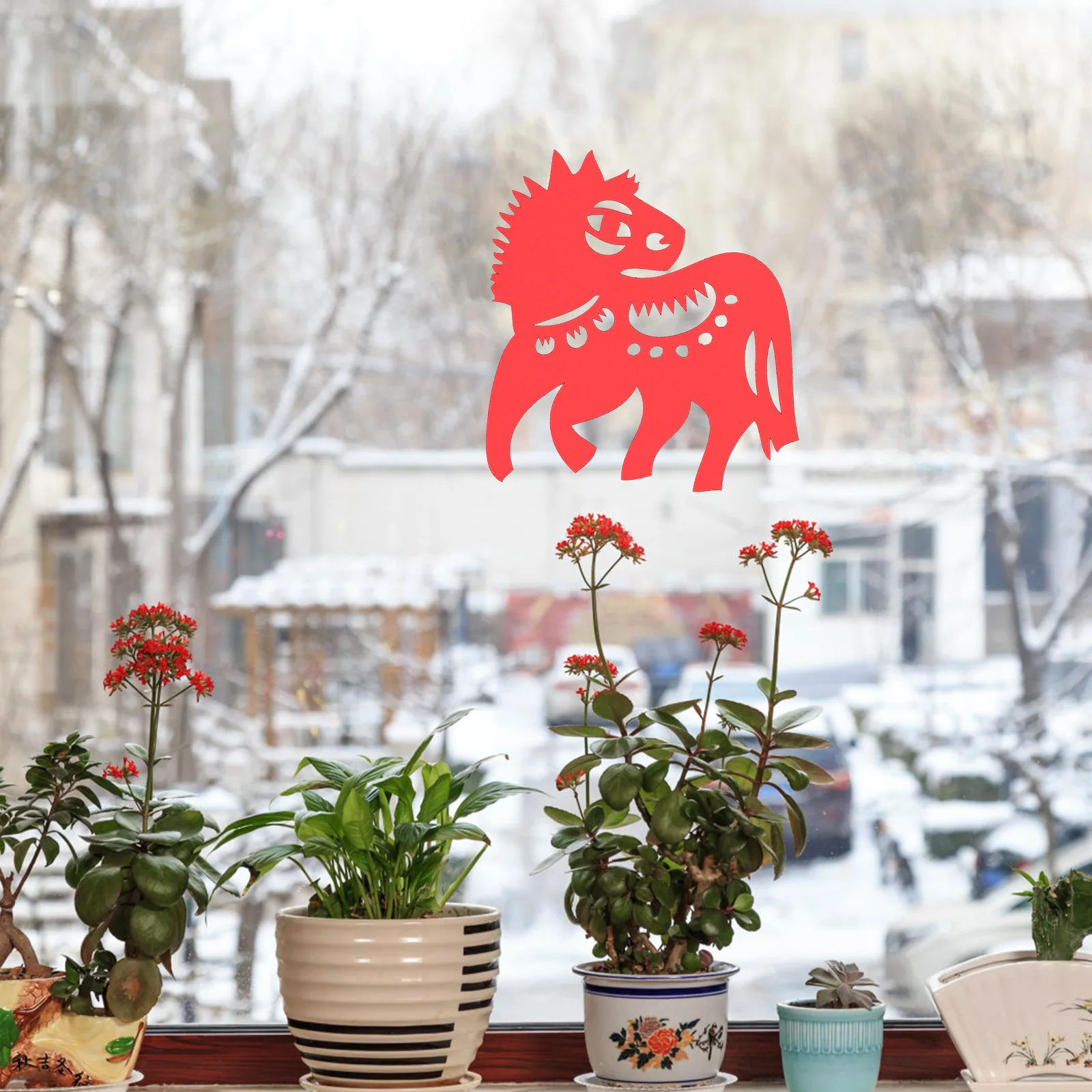 

1Set Chinese New Year Paper Cut Kit Kids DIY Craft Traditional Zodiac Design Art Projects Square Sheets for Children Creative