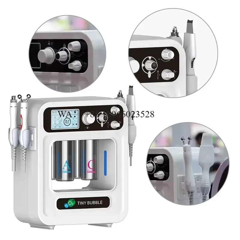 WMWMNU 4 in 1 Hydro Dermabrasion Care Hydro Water Oxygen Jet Peel Facial Device for Home Use Beauty Equipment - view 3