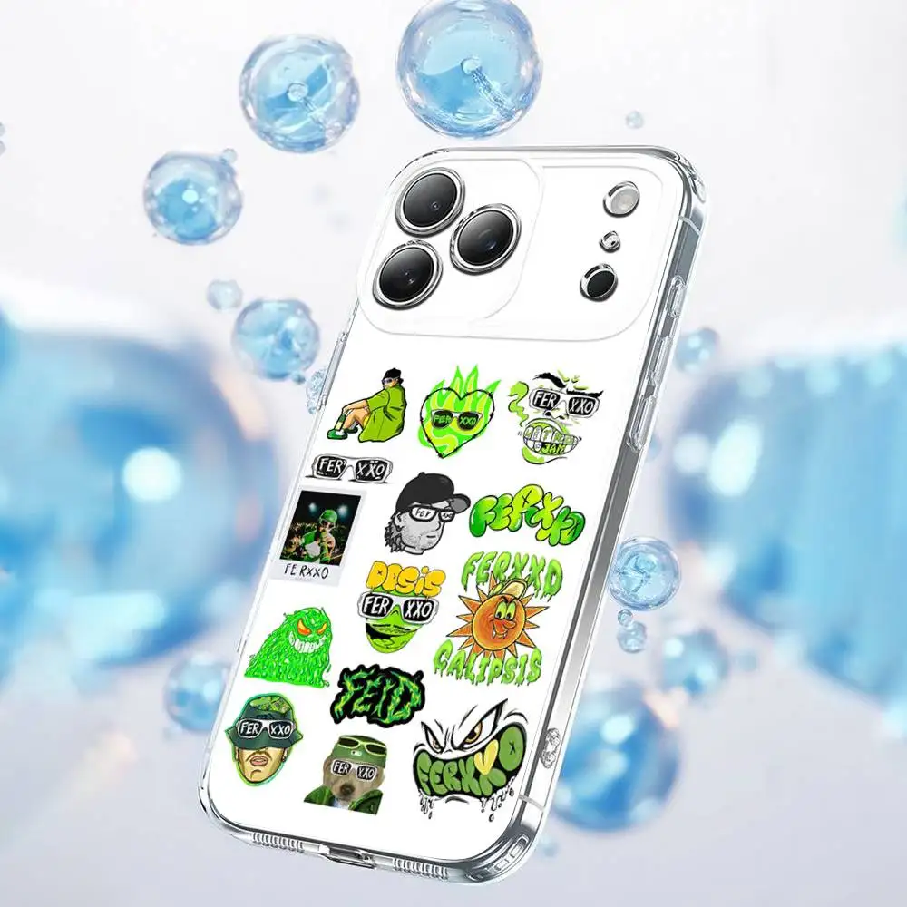 F-Feid Ferxxo SIXDO Cat Phone Case For iPhone 17,16,15,14,13,12,11 Plus,Pro,Max,Plus,E,SE4,Air,Mini Transparent