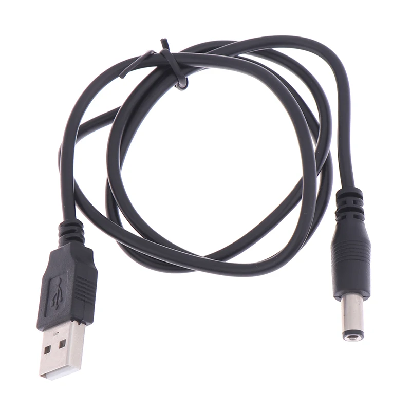USB Power Cable For MP3/MP4 Player USB Charger Power Cable To DC 5.5mm Plug Jack