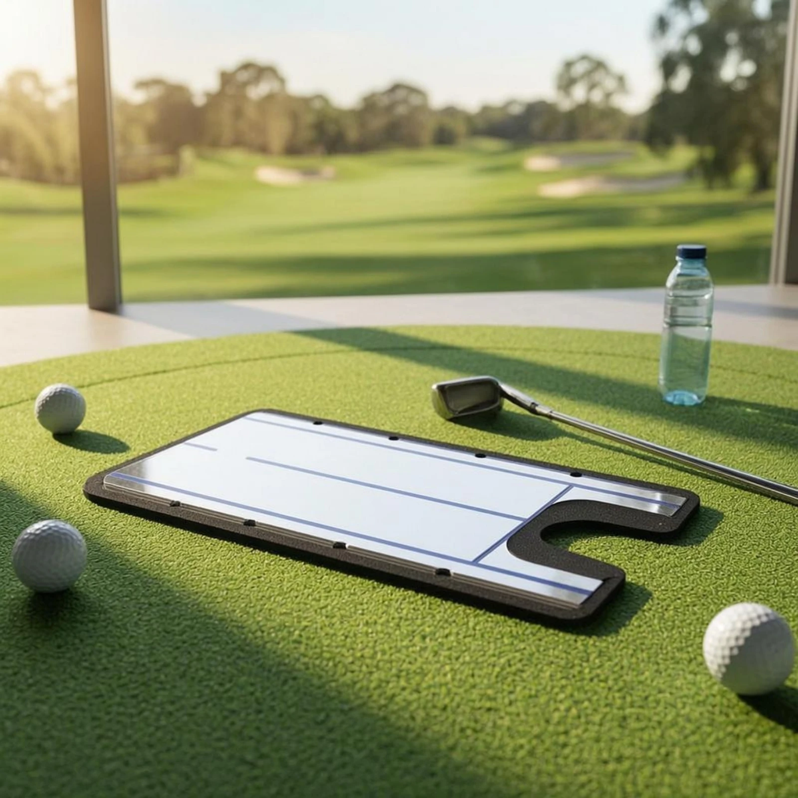 Golf Putting Mirror Acrylic Putting Practice Mirror Sports Gear Rectangular Long-Lasting