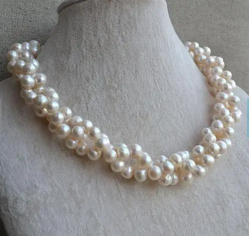 New Arrival Wedding Pearl Necklace,18inches 8-9mm Freshwater Pearl Necklace,Top Quality Fashion Jewelry,Charming Women Gift