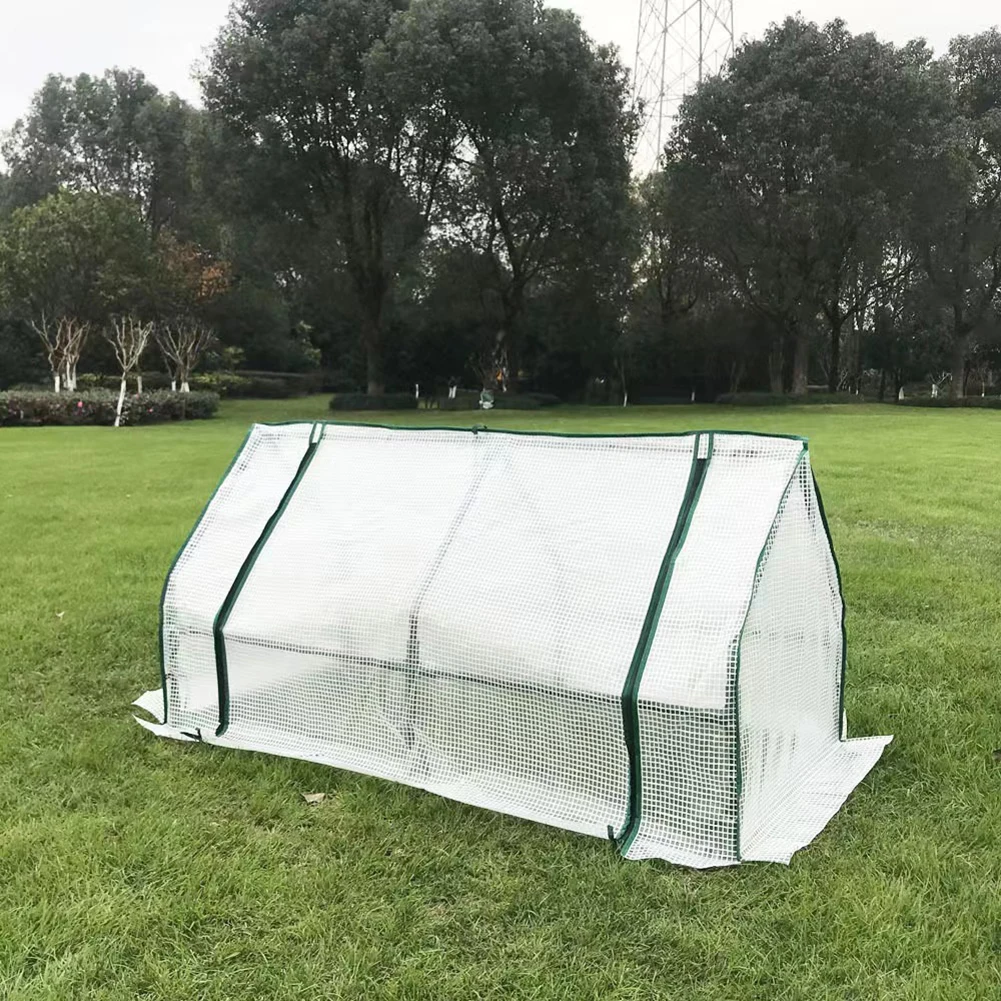 Small Grow Tunnel Outdoor Garden Greenhouse Reinforced Cover With Mesh Grid 120*60*60 Cm Garden Supplies Accessories Hot Sale