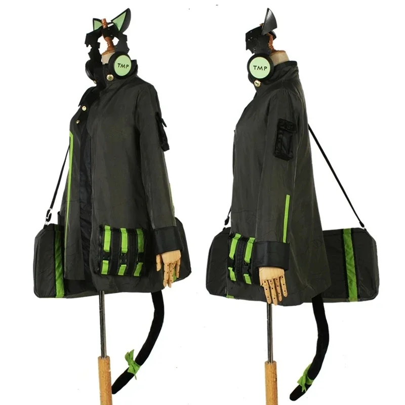 Anime Game Girls Frontline Cosplay costume Halloween Combat Outfit Game TMP cosplay set Custom size  cos wig PA7271