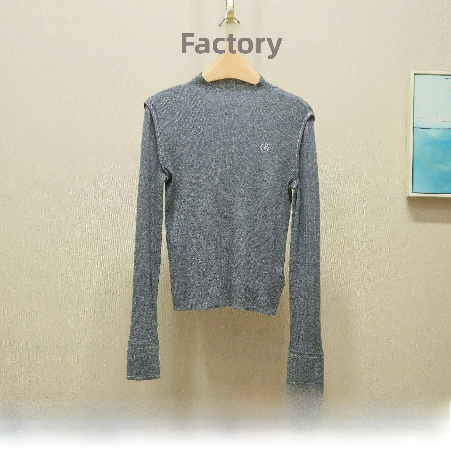 

Winter Faion Slim Fit Women's Knitted Sweater Sli And Slimming xiang Ling Polyester Wool Blend Hooded Top