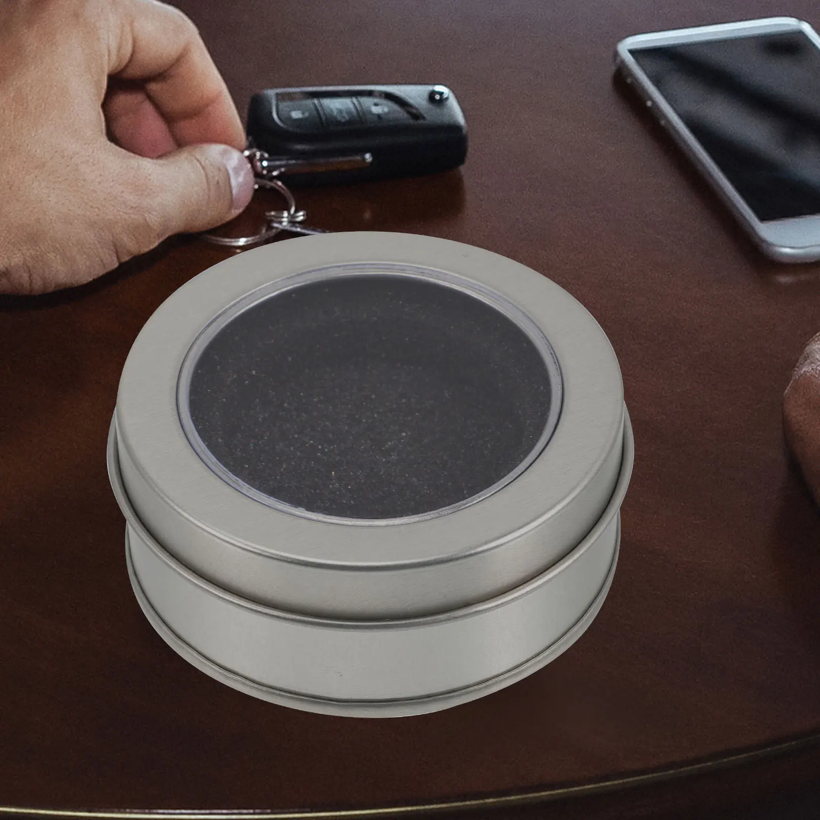 3 قطعة حامل صندوق تخزين العملات المعدنية التذكارية سميكة صفيح مقاومة للغبار لهواة جمع عملة واحدة كبسولة عرض #6