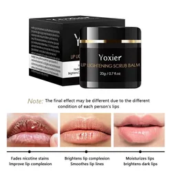 Bálsamo mágico para iluminar los labios, exfoliación, pigmentación, desvanecimiento, hidratante, opaco, Negro, Rosa oscuro, eliminación de grietas